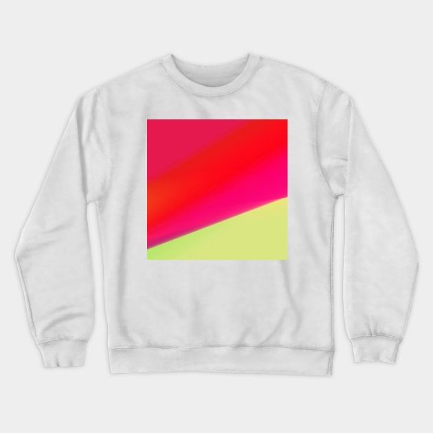 pink red yellow cream abstract art Crewneck Sweatshirt by Artistic_st